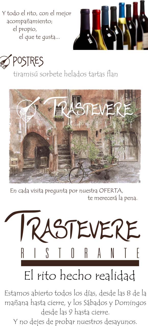 trasteverezafra.com, trasteverezafra, trastevere zafra, restaurante en zafra, italiano en zafra, cafeteria en zafra, pizza en zafra, pasta en zafra, desayunos en zafra, bar en zafra, donde comer en zafra, fregenal de la sierra higuera la real jerez de los caballeros badajoz